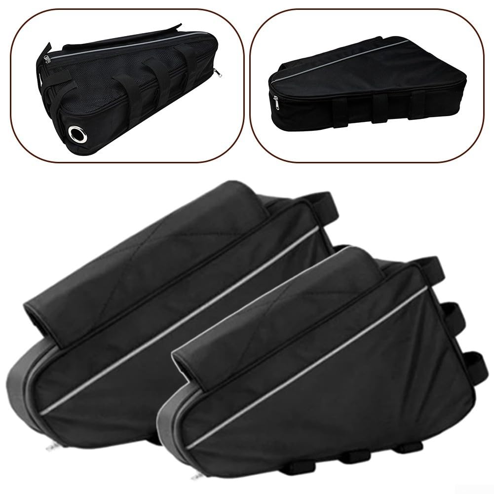 1 batterie de véhicule électrique 36 V 48 V 60 V 72 V pour vélo électrique triangle sac de batterie noir (M)