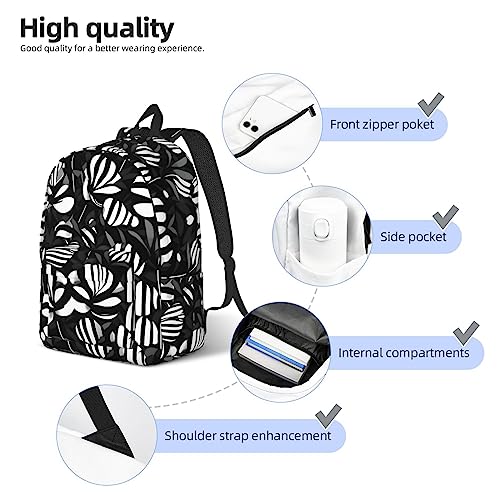 Sac à dos de voyage à rayures avec grand compartiment ordinateur - 5