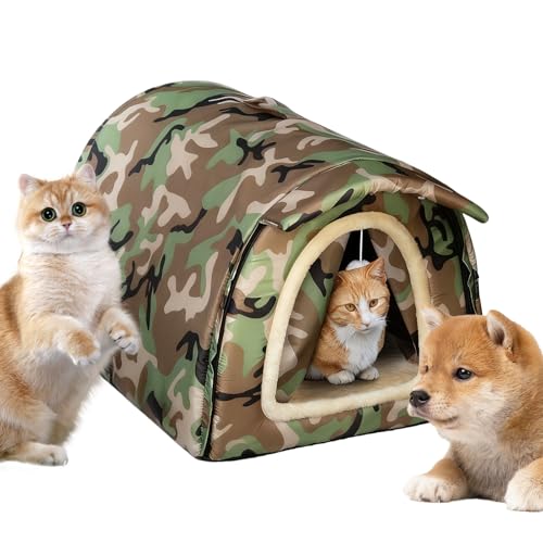 Tente chaude pour animaux de compagnie cherchant confort et isolation