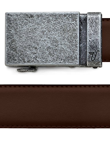Image of Mission Belt Men's Leather Ratchet Belt, 40mm Metal Collection