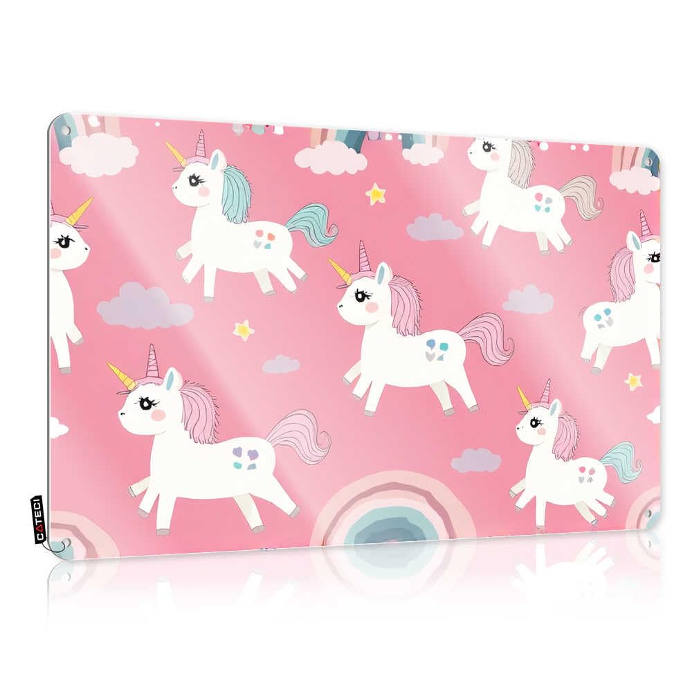 Toolbox Stickers and Stickers, Magic Unicorns and Rainbows on Pink Background, Funny Car Stickers (20 x 30 cm)