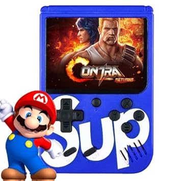 400+ Video Game Handheld Game Console, Classic Retro Video Game, Colourful LCD Screen, Portable, Best for Kids/Men/Women/Boys/Girls with Advance Functions and Many Games Such as Contraa, Marios etc.