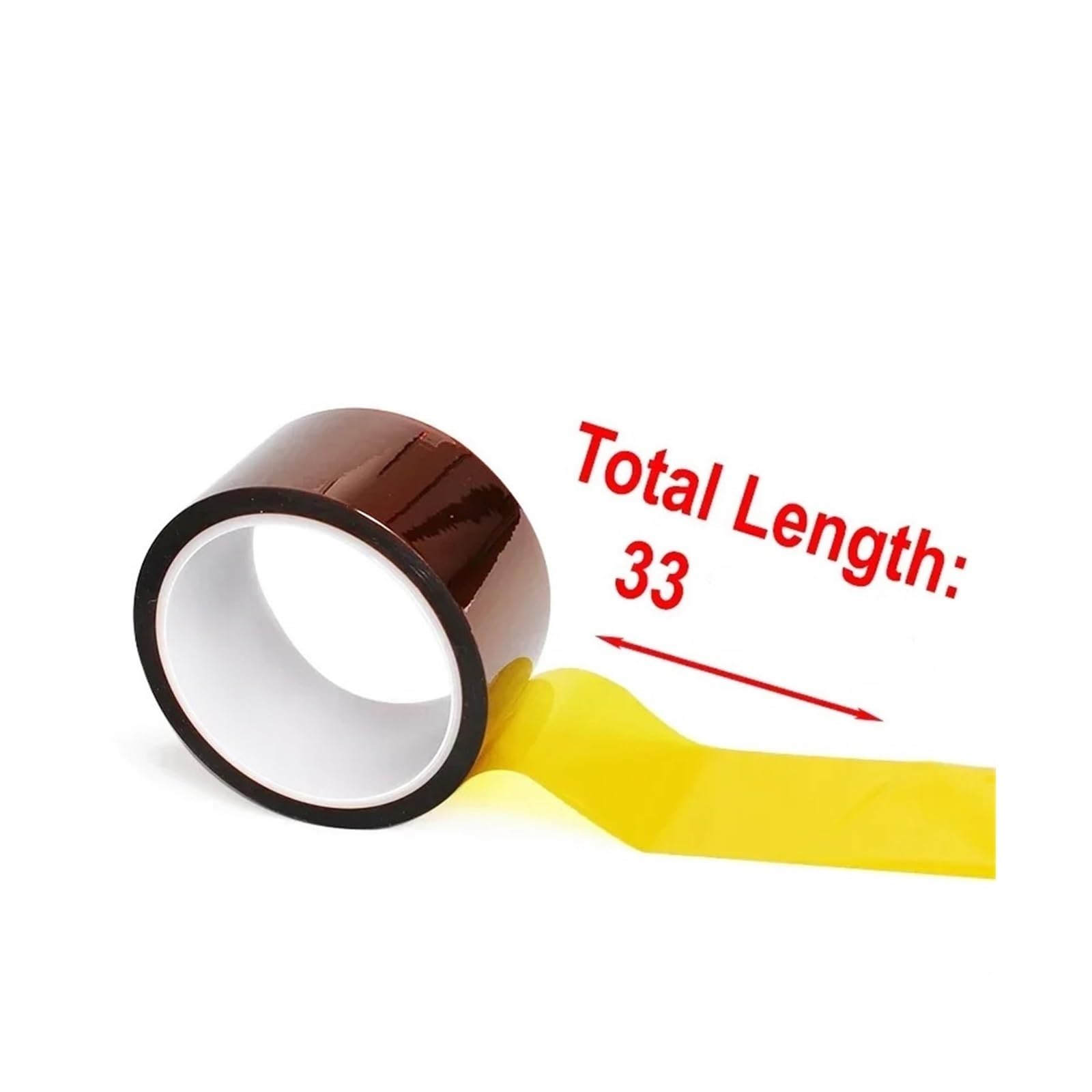 3-100mm Nastro BGA Di Calore Ad Alta Temperatura Scheda Elettronica Nastri Isolanti Adesivi In ​​poliimmide per mascheratura/saldatura/batteria(10 rolls,33.0M_0.06MM_15MM)