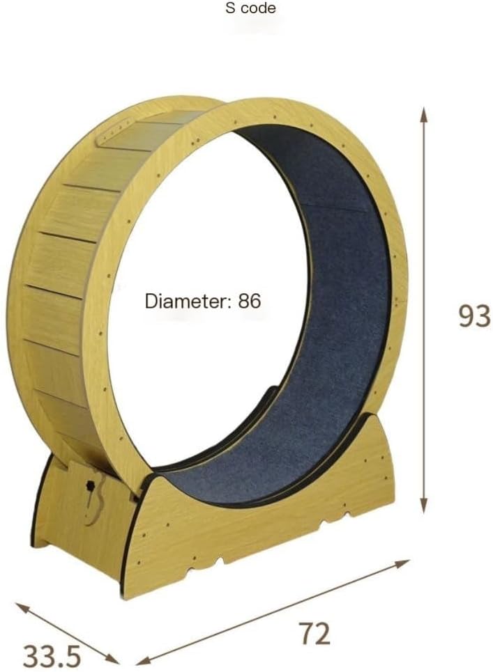 猫回し車 木製猫用ローラートレッドミル ペットスポーツトレッドミル