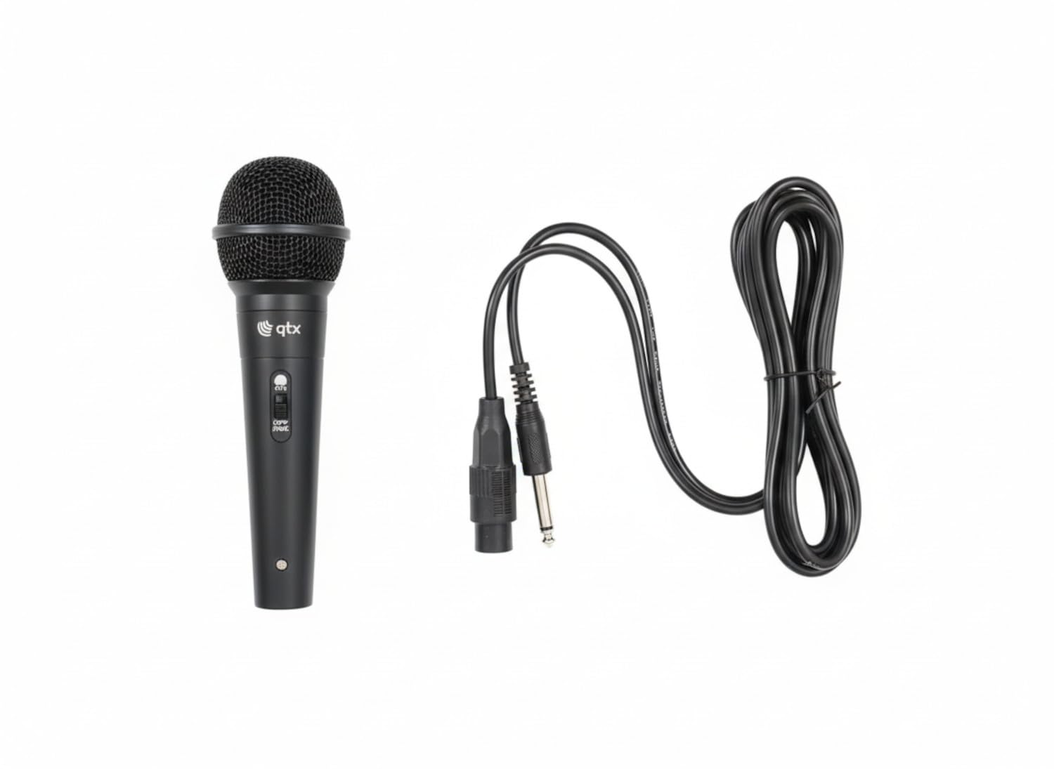 Qtx Handheld Dynamic Microphone Black
