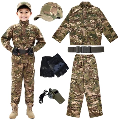 Ropa táctica infantil camuflaje para niños