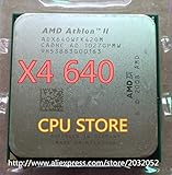 AMD Athlon II X4 640 3GHz AM3 938-pin Processor Dual-Core 2M Cache 45nm Desktop CPU