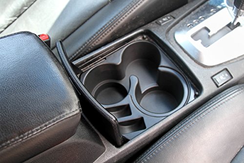 Red Hound Auto Cup Holder W Insert Center Console Black Plastic 2007-2012 Compatible With Nissan Altima #TOP4