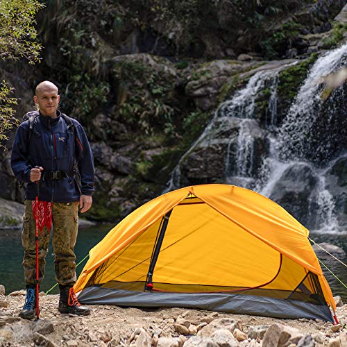 KAZOO 1-Person Ultralight Backpacking Tent