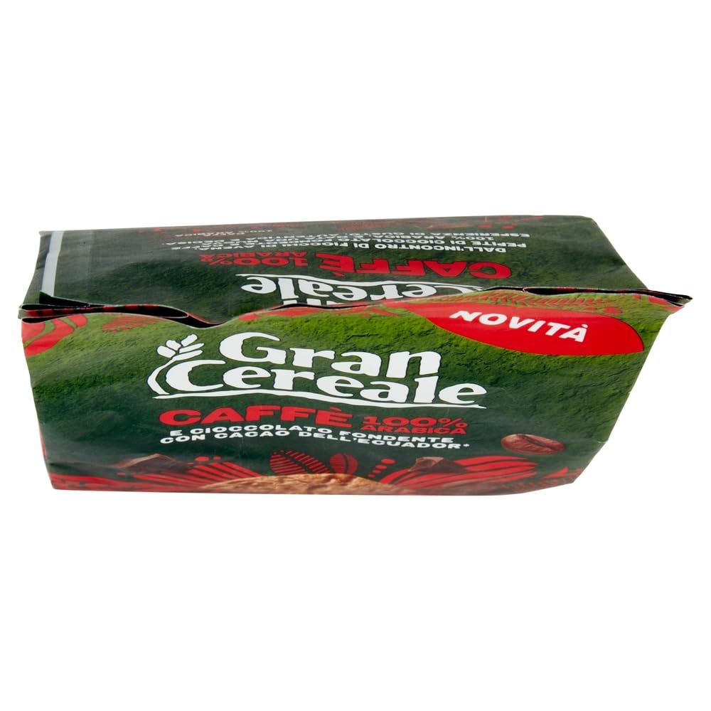 Italian Gourmet Bundle Kaffee-Schoko Kekse 6x 280g + Italian Gourmet Polpa Gratis – Italienische Gran Cereale Kekse mit 100% Arabica Kaffee & dunkler Schokolade, Frühstück, Vorrat 1,68kg