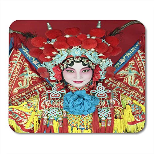 Preisvergleich Produktbild Mauspads Kostüm China Traditionelle Peking-Oper Schauspielerin Chinesische Kultur Mauspad für Notebooks, Desktop-Computer Mausmatten, Büromaterial
