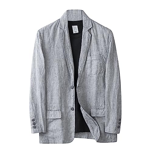 Veste de sport surdimensionnée en lin homme : chemise d'été ample de loisirs