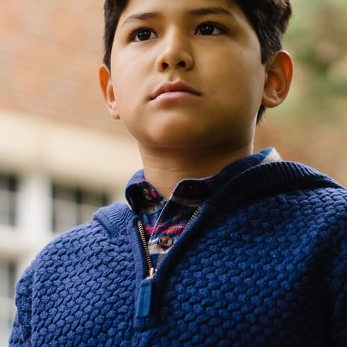 Image of Hope & Henry Boys' Hooded Pullover Sweater