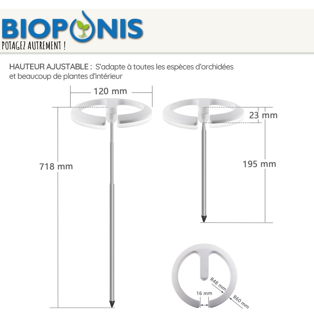 O'rchid Light - LED telescopico regolabile per piante - 10 W