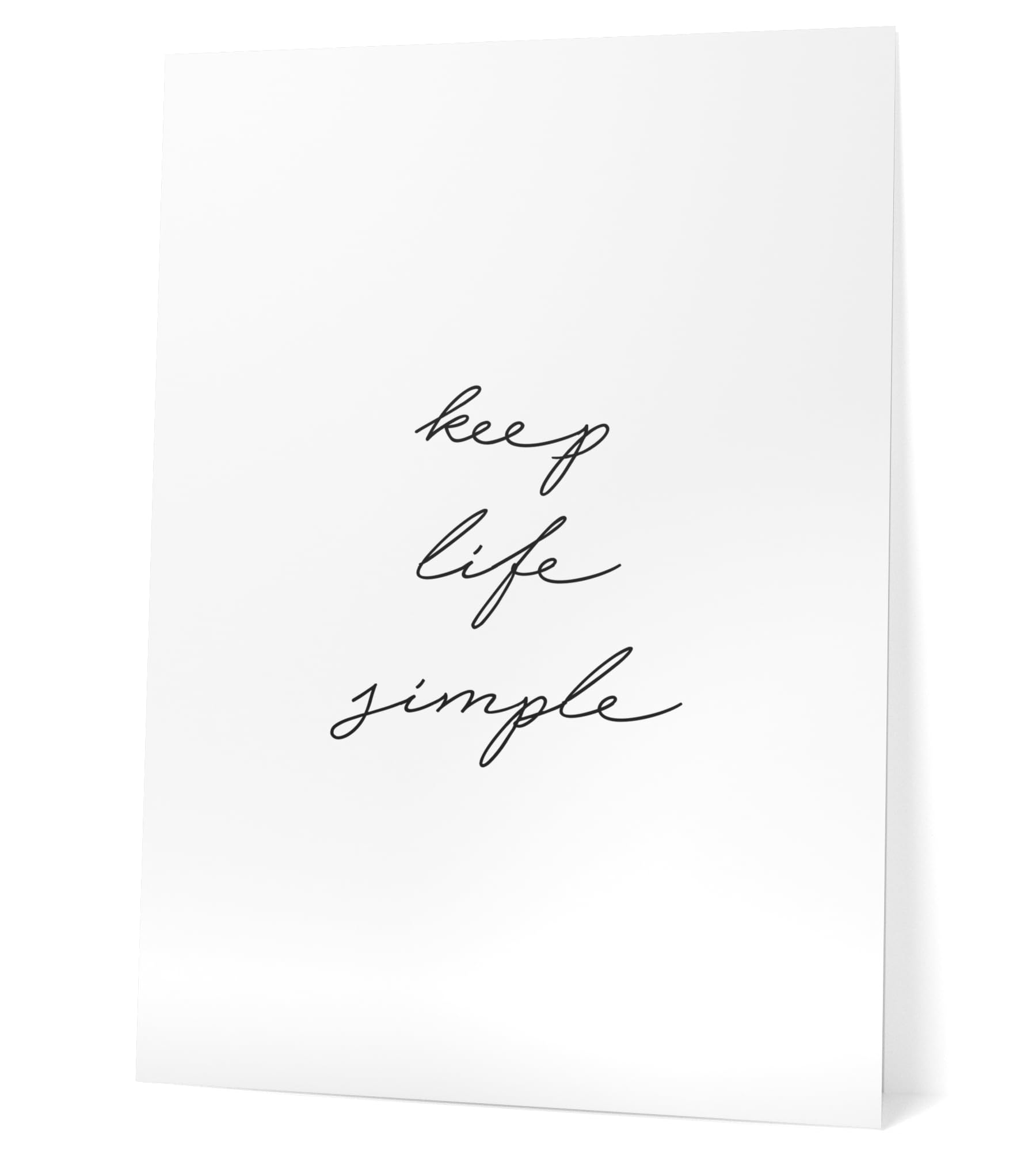 Papierschmiede® Kunstdruck 30x40 Cm Mit Spruch - Wandposter In Schwarz-weiß Für Wohnzimmer, Büro & Küche
