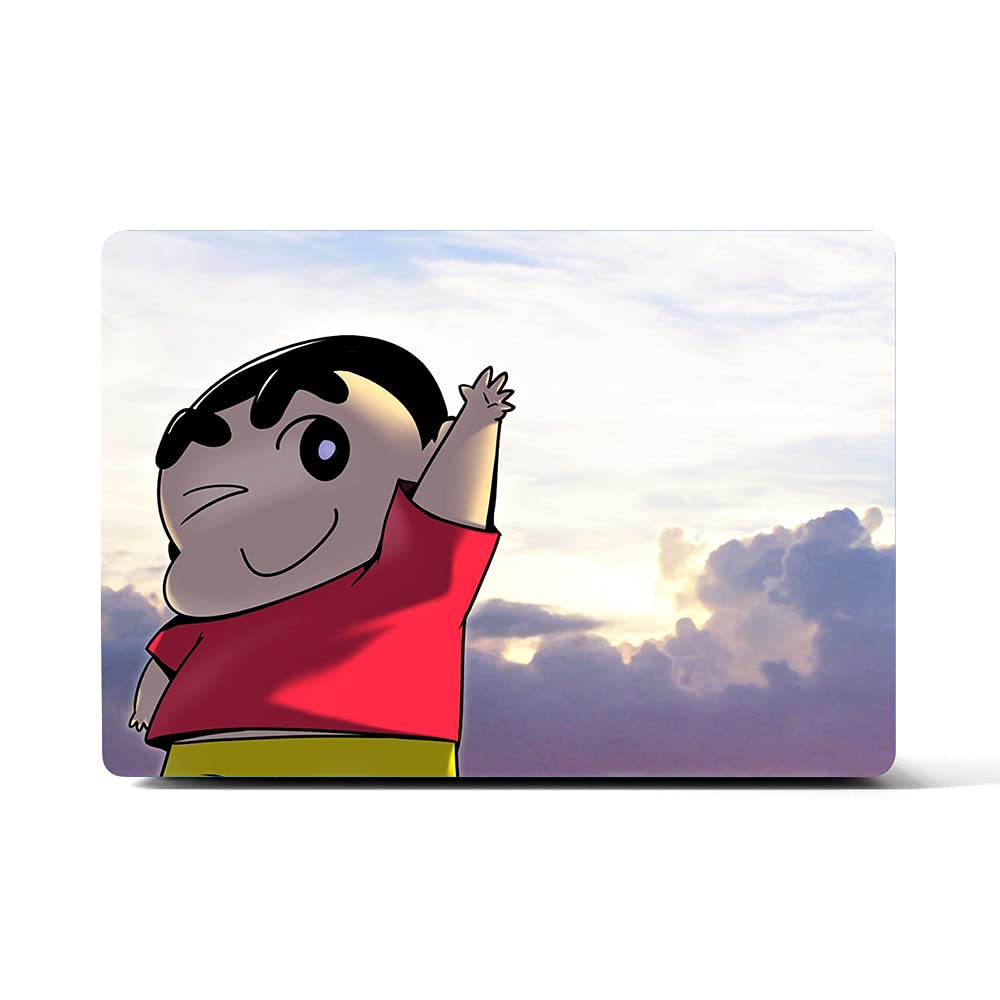 No Worries - Cute Shinchan Laptop Skin Sticker | HD-Print & Quality | Water-Resistant & Dust-Proof | 17x11inch | Easily Fit On All Laptop Sizes Up to 17inch | (B0968JD796) Amazon Price History, Amazon Price Tracker