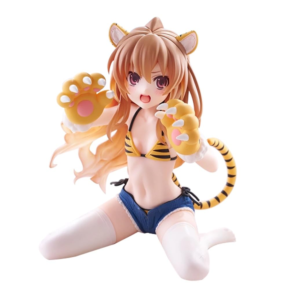 AisakaTaiga - Figura de anime de 13 cm arrodillada con orejas de