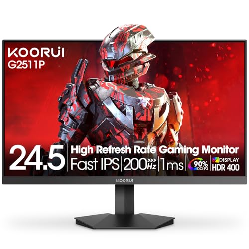 KOORUI ゲーミングモニター G2511P 24.5インチ 200Hz Amazon.co.jp: KOORUI 24.5インチ ゲーミングモニター 200Hz FHD 1080p