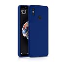 Pikkme Mi Redmi Note 5 Pro Back Cover Soft Matte Liquid Silicone TPU | Camera Protection | Shockproof Slim Back Case for Mi Redmi Note 5 Pro (Blue) gallery image