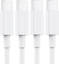 2Pack 3FT/1M USB C to USB C Charger Cable,100W Type C Cable Fast Charging,USBC Phone Charger Cable for iPhone 17 16 15 Pro Max,Samsung Galaxy S24 S23 S22,MacBook iPad Pro Air,Pixel,Switch,ect