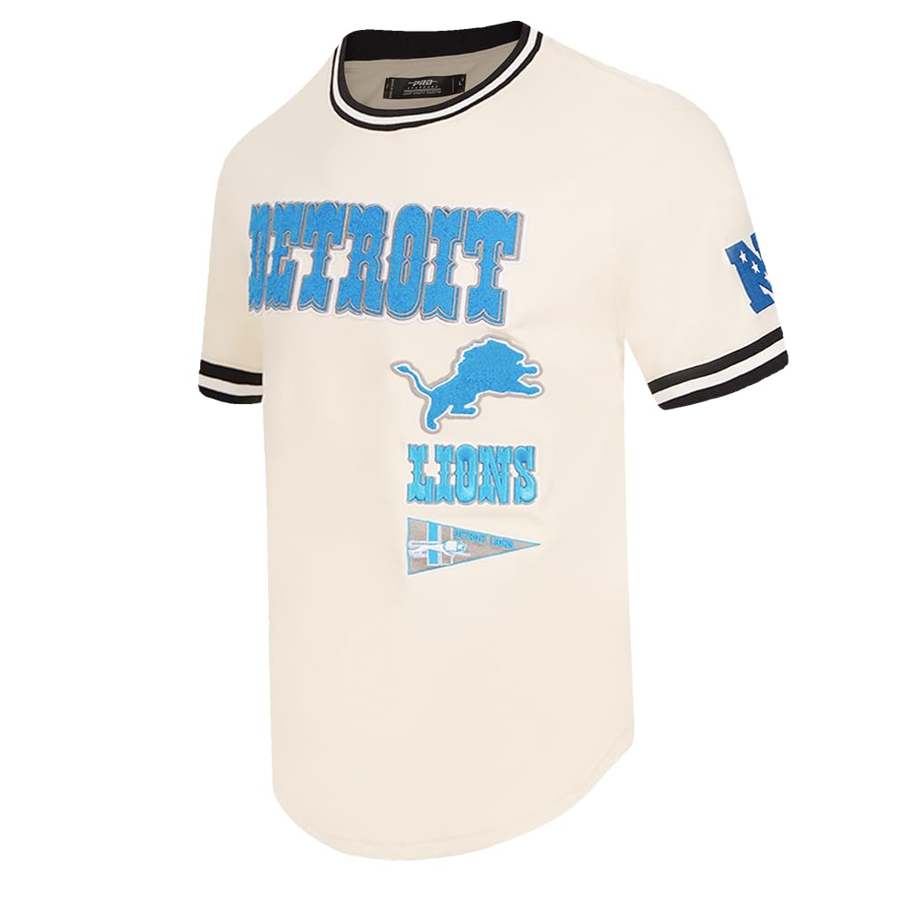 Pro Standard Mens NFL Las Vegas Raiders Retro Classics Short Sleeve Tee Eggshell/Black L โ image 1