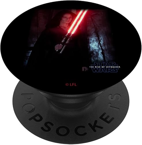 Star Wars Rise Of Skywalker Rey Dual Light Ser Portrait PopSockets PopSockets PopGrip agarre intercambiable para teléfonos y tabletas