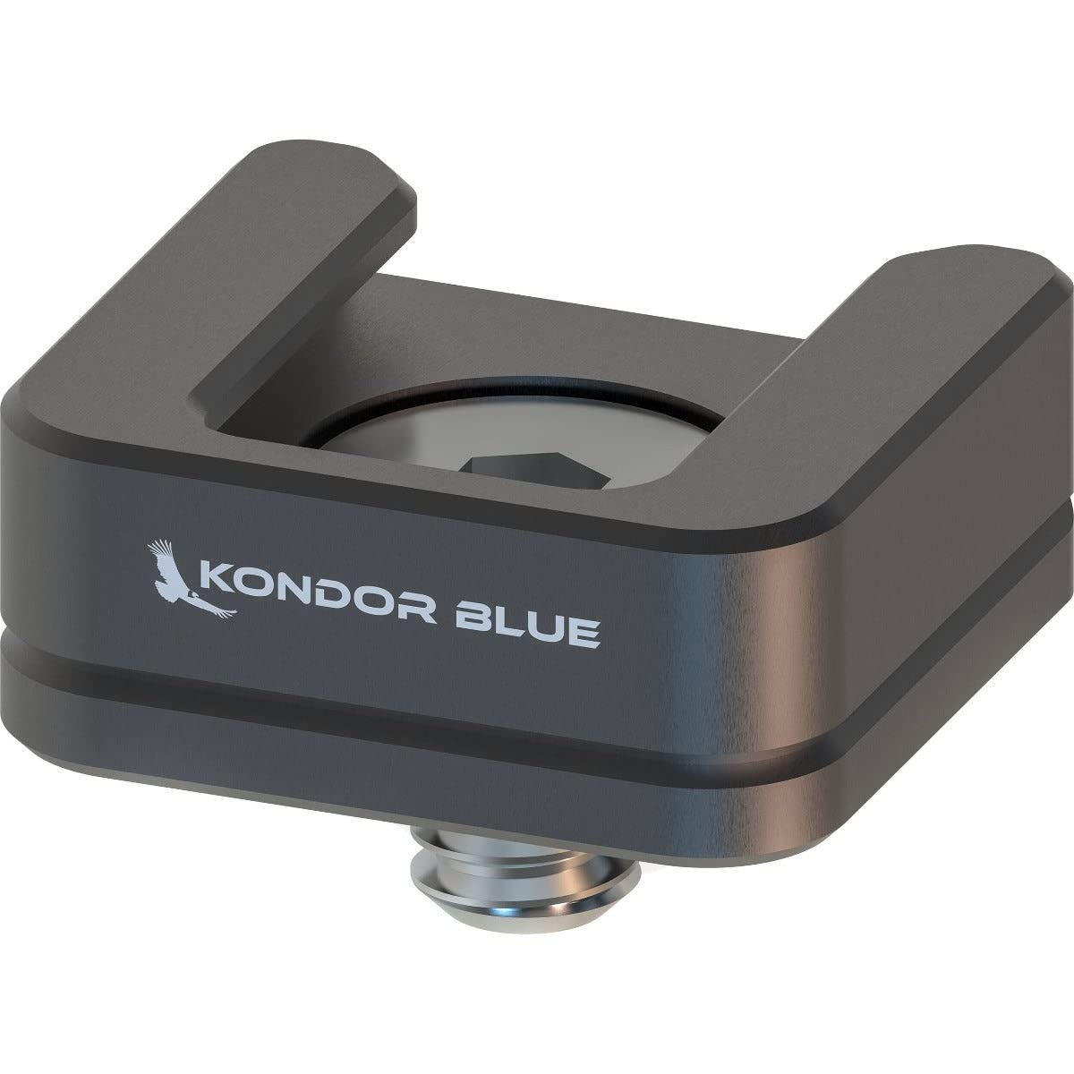 Kondor Blue Cold Shoe Receiver Aluminium Grey 1/4-20"
