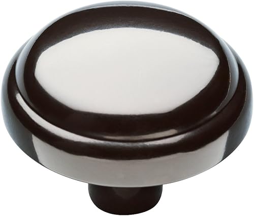 Miniatura 9 de Franklin Brass Pomo para gabinete, níquel cepillado, perilla de cajón de 1-18 pulgadas (1.142 in), paquete de 10, P13545K-SN-B