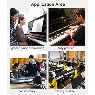 88 Touches Piano Numérique Lesté Hammber Action Clavier Électrique Piano Support Bluetooth MIDI Avec Support De Meubles, Triple Pédale, Tabouret for Débutants Et Professionnels (Color : White) - Les Beatles, Paul McCartney, John Lennon, RIngo Starr, George Harrison 88 Touches Piano Numérique Lesté Hammber Action Clavier Électrique Piano Support Bluetooth MIDI Avec Support De Meubles, Triple Pédale, Tabouret for Débutants Et Professionnels (Color : White) – Image 7