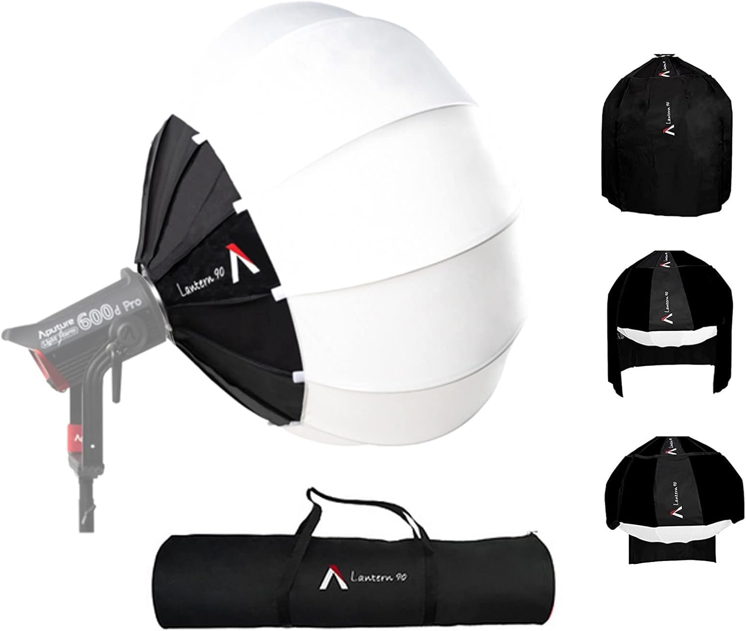 Aputure Amaran 200X +90cm ランタン ソフトボックスキット,250W LED