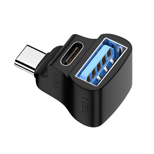 chenyang Divisor USB C, USB C a USB 2.0/USB C 20Gbps PD100W 4K60Hz Adaptador de extensiones para HDTV/Disco/Teclado/Ratón Soporte Steam Deck