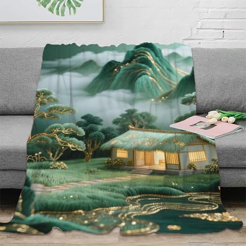 Couvertures microfibre moelleuse plaids toutes saisons pour salon et lit - 3
