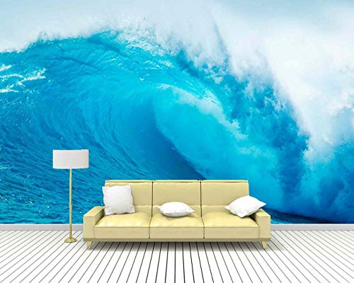 Fotomural Vinilo Pared Ola mar | Varias Medidas 150x100cm | Ideal para la decoración de comedores, Salones | Motivos Paisajisticos | Urbes, Naturaleza, Arte | Multicolor | Diseño Elegante