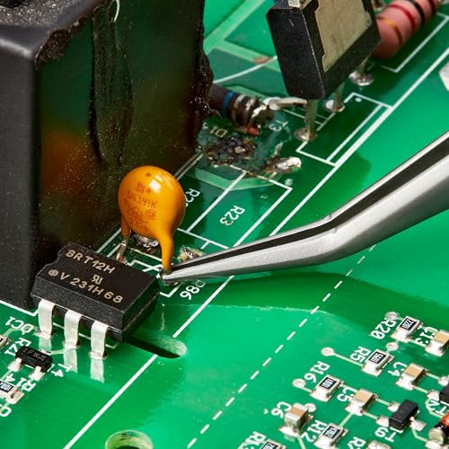 Pince à épiler KNIPEX 45Angled-SMD en acier inoxydable de haute précision - 7