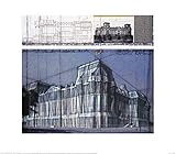 christo reichstag finanzierung Art: Poster, Kunstdruck, Bild Christo Reichstag IV Poster Kunstdruck