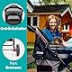 Innopet Avenue Meliertes Grau Leichter Hunde- & Katzenbuggy - Regenschutz inklusive - Kompakter Stadt-Hundewagen - faltbarer 2-Rad-Buggy mit Sicherheitsleinen & Aufbewahrungskorb