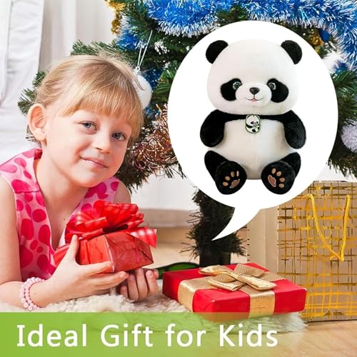 Image of Tickles Cute Panda Bear Soft Stuffed Plush Animal Toy for Kids Boys & Girls Birthday Gift (Color: Black & White, Size: 40 cm)