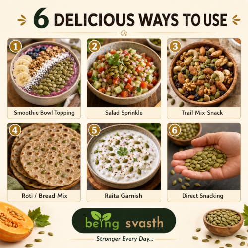 Image of Being Svasth Pumpkin Seeds (100g) & Sunflower Seeds (200g) Combo