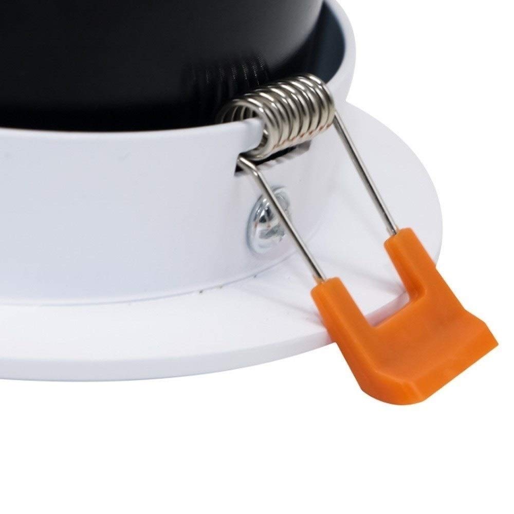 Faretti da Incasso a LED in Alluminio da Incasso a soffitto Faretti Rotondi Faretti da soffitto Lampade a Risparmio energetico orientabili per Cucina Bagno Camera da Letto Soggiorno Ted