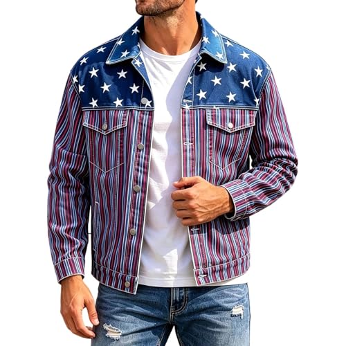 Veste en jean pour homme déchirée style motard décontracté slim
