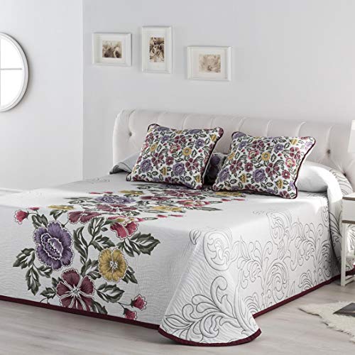 El Tintorer Colcha de Verano Alessi, Malva, Cama 135 cm.