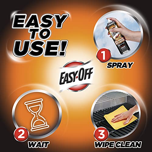 image for Easy Off 6233887981 14.5 oz Aerosol Can Easy-Off BBQ Grill Cleaner, No