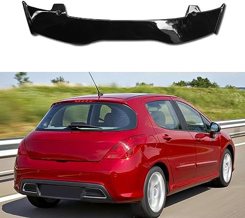 Botte aile modification Peugeot 308 aérodynamique et durable en ABS noir laqué