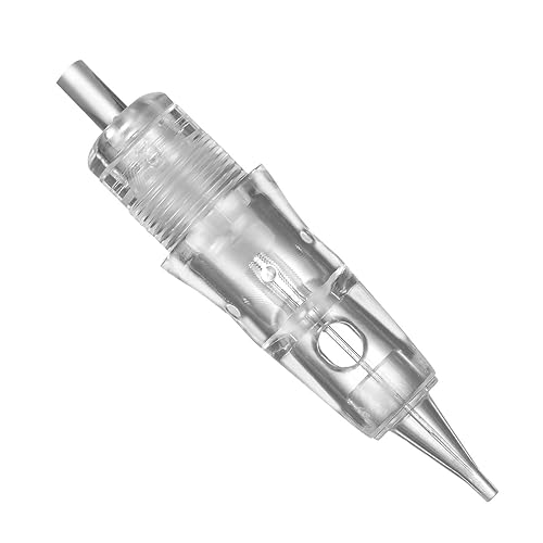 CHUSE C22 evita que la tinta Spitback Safety Tattoo Pro Cartuchos Agujas de Maquillaje Permanente Agujas Caja de 10 Piezas (3R 0.3)
