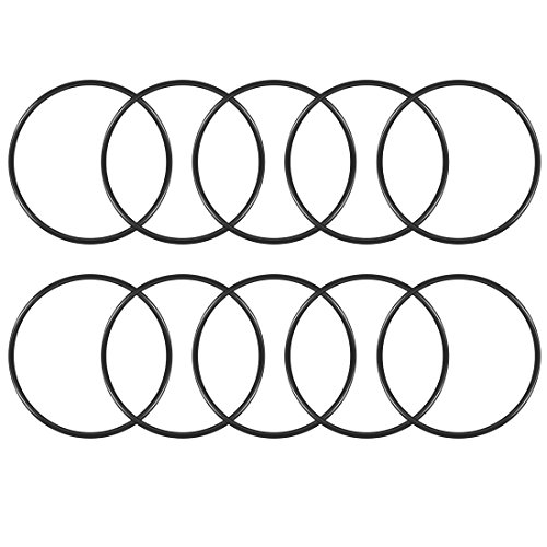 sourcingmap Nitrile Rubber O-Rings 150mm OD 138.6mm ID 5.7mm Width, Metric Sealing Gasket, Pack of 10, 138.6mmx150mmx5.7mm
