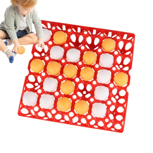 Juego de backgammon de tenis de mesa: conecte el juego de fiesta educativa de la pelota, rompecabezas multijugador Bounce Ball | Juegos de mesa de coordinación para reuniones familiares, actividades d