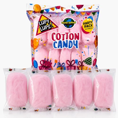 Lupy Lups! Cotton Candy Party Pack – Individually Wrapped Small