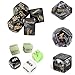 TM-mall Lot de 9 dés de Fantaisie Jeu de Punition Cadeau Jeu de dés de Lueur pour la fête