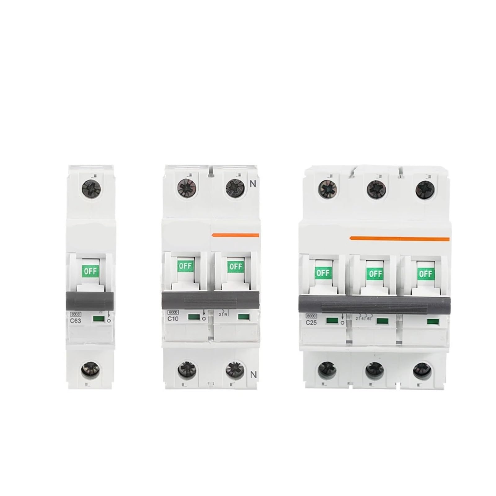 Magnetotérmico 3 polos curva C para la cocina y aire acondicionado 3