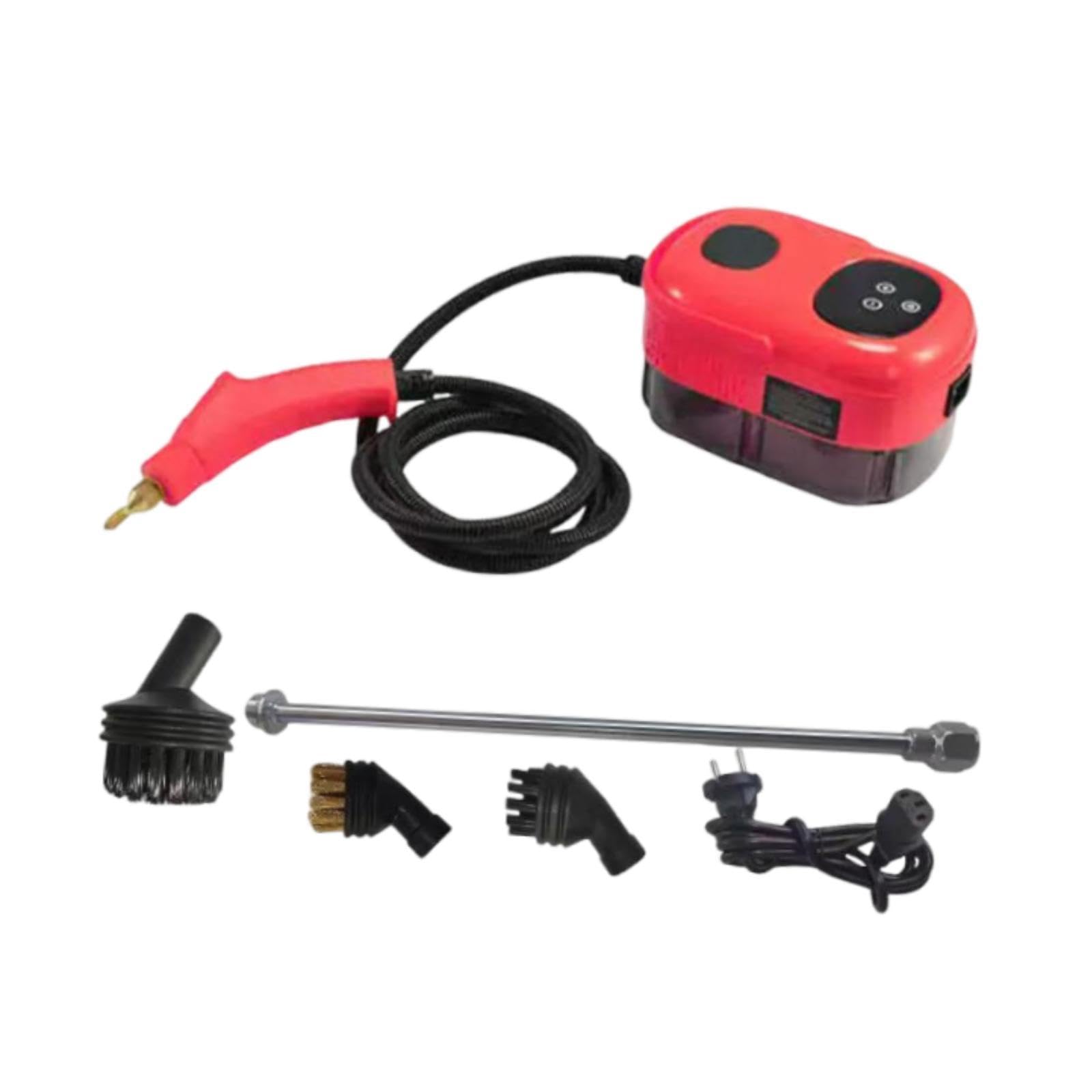 High Temperature Pressurized Steam Cleaner Portable for Tile Toilet Kitchens Red | Home & Garden | Household Supplies & Cleaning | Carpet Steamers-image-24